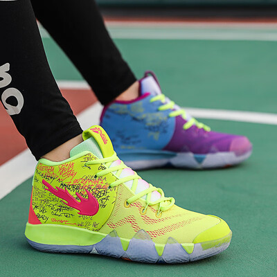 

Breathable mens shoes basketball shoes high-top shoes flying woven mesh shoes sports shoes tide shoes