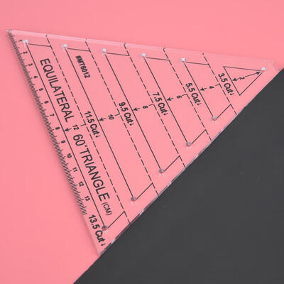 

Greensen Acrylic Triangle High Transparency Original Scale Tailor maker Ruler for Quilting