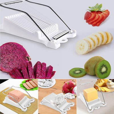 

New Egg Slicer Boiled Eggs Cutter Banana Strawberry Slicer Cutter Stainless Steel Cutting Wires Multi Purpose Slicer