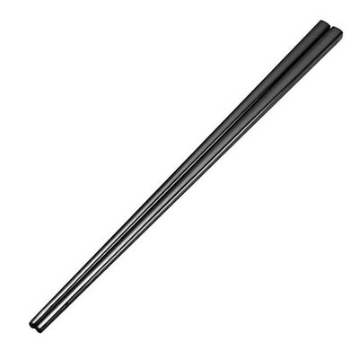 

1 Pair 235cm Stainless Steel Reusable Non-Slip Chopsticks Kitchen Flatware