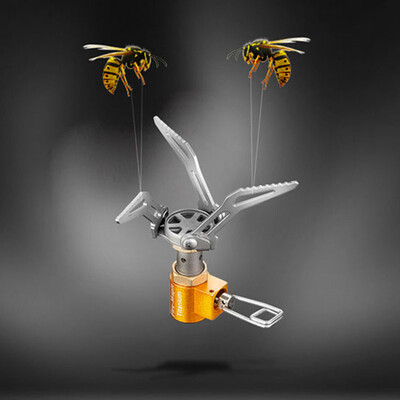 

Mini Camping Gas Burner Titanium Stove Cooker Ultralight FMS-300T Outdoor Picnic