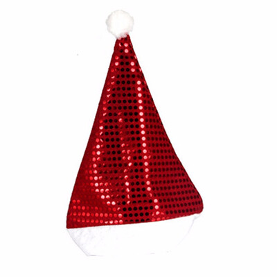 

Tailored New Christmas Holiday Stars Print Xmas Cap For Santa Claus Gifts Nonwoven Cap