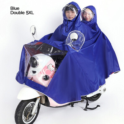 

Motorcycle Hooded Raincoat Bicycle Rain Capes Bike Rainsuit Portable Travel Camping Ponchos PVC Glue Raincoat