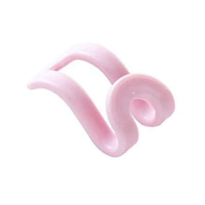 

5Pcs Practical Plastic Clothes Hanger Hook Closet Organizer Space Saver Creative