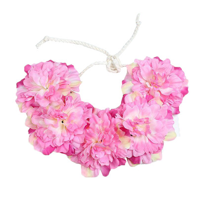 

〖Follure〗Big Flower Boho Wreath Crown Wedding Headband Floral Garland Hair Tied band