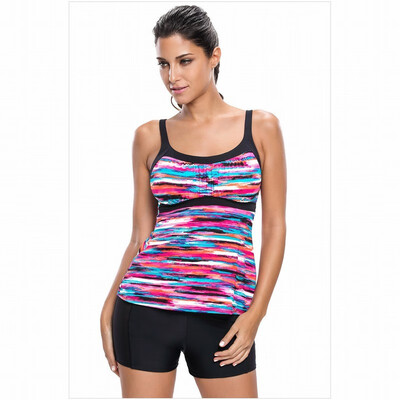 

Color camisole-style one-piece split Swimwear excluding swimming trunks