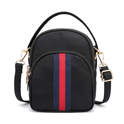 

Mini small cell phone bag casual nylon Oxford canvas bag shoulder slung womens bag change purse