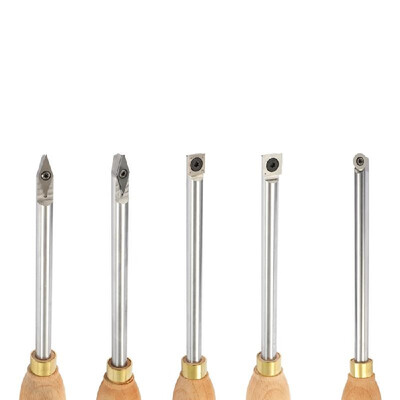 

Alloy Steel Lathe Wood Turning Tool Carbide Insert Wrench Cutter Tools Square Shank With Wood Handle Woodworking Tool