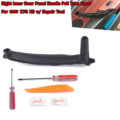 

Tailored Right Inner Door Panel Handle Pull Trim Cover E70 X5 51416969402 w Repair Tool