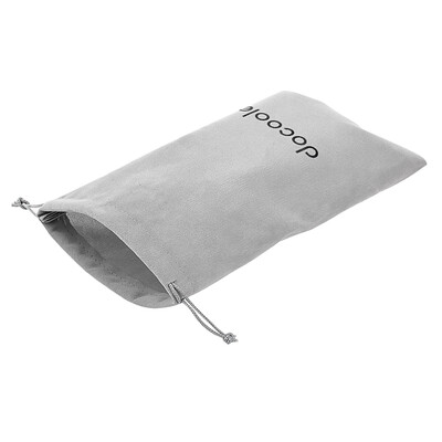 

Docooler Storage Bag Carrying Bag Small Drawstring Flocked Protection Pouch Grey 135235CM
