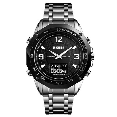 

SKMEI 1464 Men Watch Quartz Watch Fashion Casual Outdoor Sports Male Wristwatch Time Display Alarm Stopwatch 3ATM Waterproof Lumin