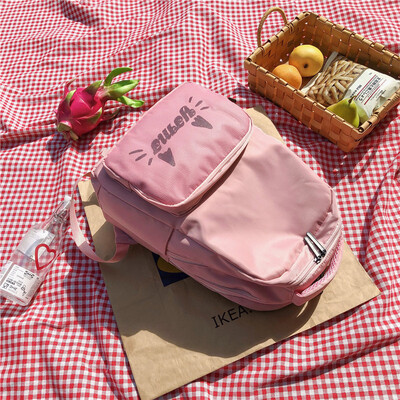 

Bf ancient feeling simple Joker backpack female shoulder bag female Korean high school shoulder bag female fashion