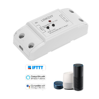 

eWeLink Smart Wifi Switch Universal Module 1CH DCAC7-32V Wireless Switch Timer Phone APP Remote Control Compatible with "Amazon