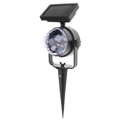 

Solar Colorful Rotating LED Projection Light Garden Lawn Lamp Outdoor Bulb