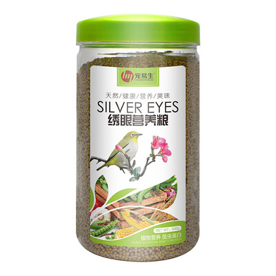 

ChongYiSheng Bird Food Embroidered Eye Yellow Tit Canary Bird Food Small Ornamental Bird Boutique Eyes Nutritional Food 500g