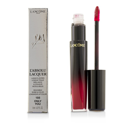 

LANCOME - LAbsolu Lacquer Buildable Shine & Color Longwear Lip Color - 188 Only You 8ml027oz