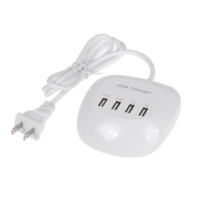 

4 Port USB Quick Charger Multi Port Plug for Mobile Phones Tablets US