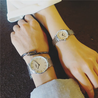 

Mens watches waterproof fashion mens new casual couples quartz watch a pair of Korean female students