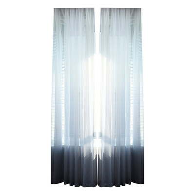 

Gradient Color Tulle Sheer Door Window Screening Curtain Drape Scarf Sheer