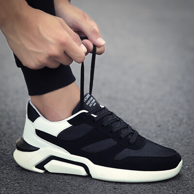 

2019 new autumn sports&leisure running mens shoes Korean version of the trend of wild tide shoes thick bottom mens shoes