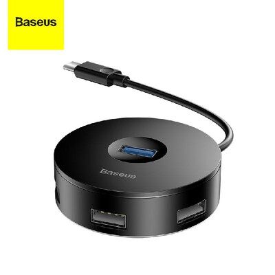 

Xiaomi Baseus USB Hub 1 Micro USB 4 USB Ports Plug HUB Converter And Use For Laptop Mobile Phone Tablet USB Lamp