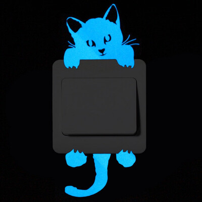 

Blue Luminous Switch Sticker Fluorescent Wall Stickers