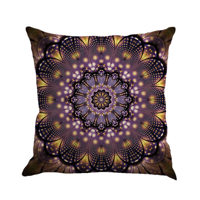 

〖Follure〗Geometry Painting Linen Cushion Cover Throw Pillow Case Sofa Home Decor F