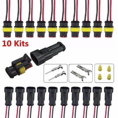 

Way Car Sealed Waterproof Nylon Electrical Plug Car Parts Automobile Female Terminals Wire Plug Auto Set Connector