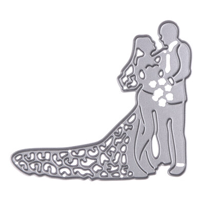 

Bride Groom Wedding Couple Metal Cutting Dies Stencils DIY Scrapbooking