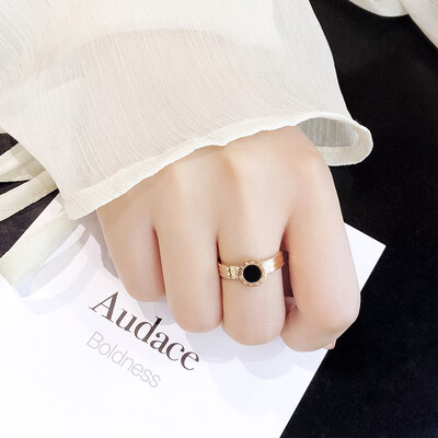 

Titanium steel ring ladies fashion personality index finger ring