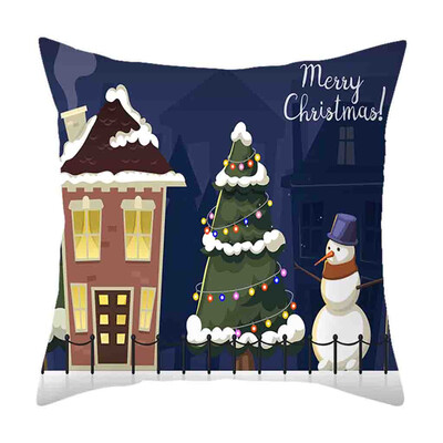 

Siaonvr Christmas Pillow Cover Decor Pillow Case Sofa Waist Throw Cushion Cover