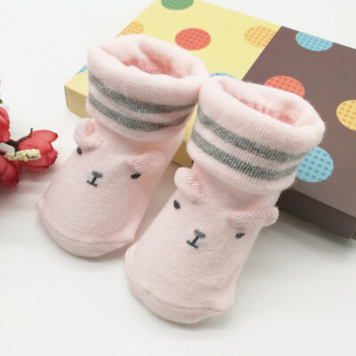 

Baby Boys Girls Socks Non-Slip Cartoon Cotton Socks NewBorn Infant Toddler cute