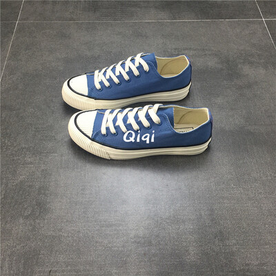 

Bean sand red canvas shoes woman 2019 spring new shoes children 100 Korean version of student board shoes