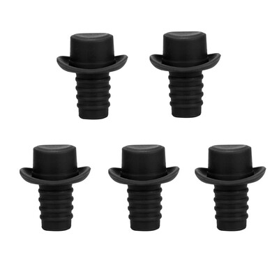 

Toponeto 5Pcs Hat Silicone Vacuum Bottle Stoper Liquor Outlet Wine Stop Bottle