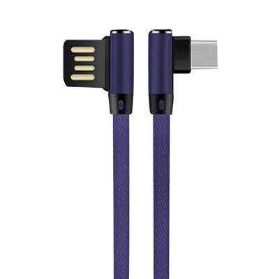 

New Micro USB Data Synchro Fast Charging Cable 90 Degree Right Angle for Iphone X 8 7 7s 7Plus 6 6s 5 5s 4 for IOS Andorid&Typ