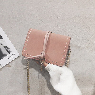 

Shangxinsen small bag female 2019 new wave Korean version of the wild Messenger bag chic chain bag net red black bag