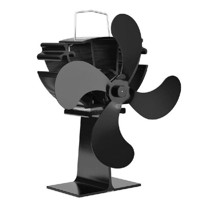 

4 Blades Home Fireplace Fan Efficient Heat Distribution Fans