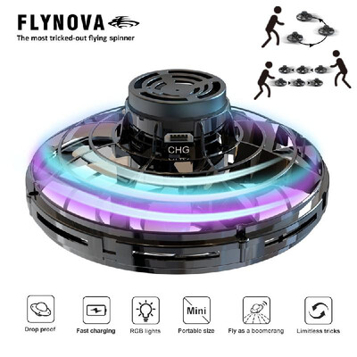 

Flynova Gyro Flying Spinner Toy Black