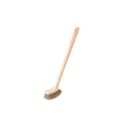 

〖Follure〗Wooden Household Handle Toilet Brush Without Dead Ends Cleaning Tools Useful