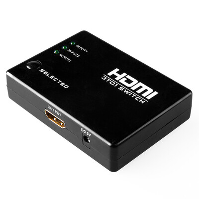 

Blue Car BC-301 HDMI Switch 3x1 3 input 1 output HD 3D video distributor computer box TV with remote control