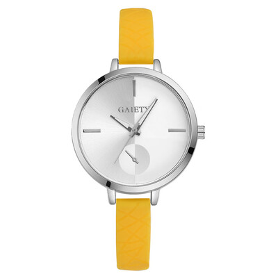 

GAIETY Men Women Fashion Strap Analog Quartz Wrist Watch Luxury Simple Style Designed Bracelet Watches Women Clock 533