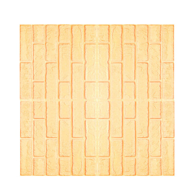 

〖Follure〗3D Wall Paper Brick Stone Rustic Effect Self-adhesive Wall Sticker Home Decor