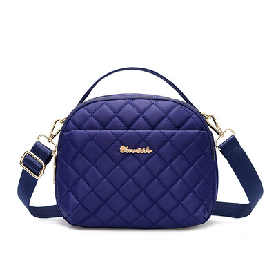 

Nylon Hand-held Bill of Ladies Fashion Simple Linger Multi-Layer Light Canvas Bag