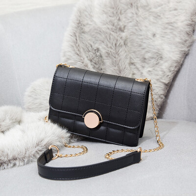 

Summer small carry womens bag line Korean version 100 shoulder oblique carry fashion chain small square bag