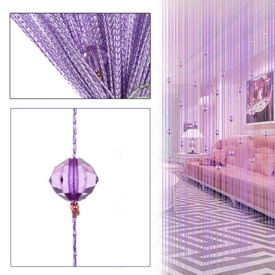 

Decorative String Curtain Beads Wall Panel Fringe Room Door Window