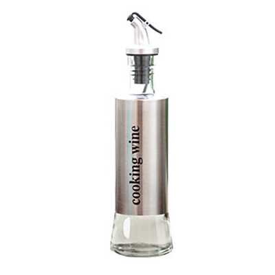 

1Pcs Stainless steel Olive Oil Vinegar Sprayer Dispenser Pourer Flip Top Bottle