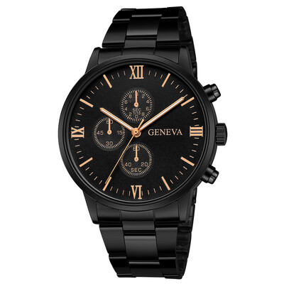 

Gobestart Mens Stainless Steel Quartz Analog Date Wrist Watch Sport Watches Gifts