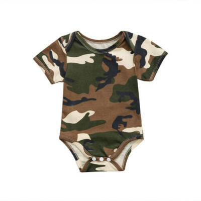 

Cute Infant Baby Boy Girls Camo Romper Bodysuit Jumpsuit Clothes Size 0-24M