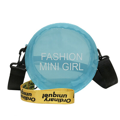 

Transparent Women crossbody Bag Female Round Jelly Messenger Bag Summer 2019 Simple Clear Cute Small Square Circular Fashion Bag