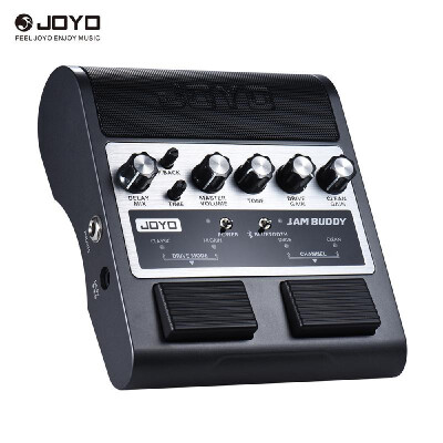 

JOYO JAM BUDDY Portable Rechargeable Bluetooth 40 Dual Channel 2 4W Pedal Style Guitar Amplifier Amp Speaker with Delay Overdri